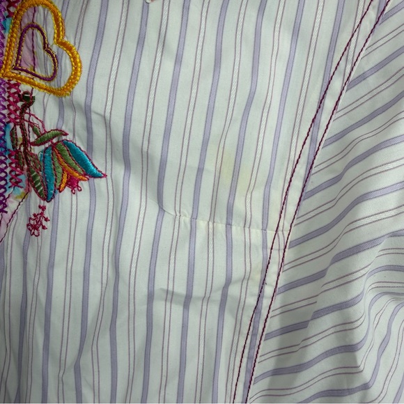 3J Workshop by Johnny Was Western-style shirt snap front sz L - Picture 2 of 8